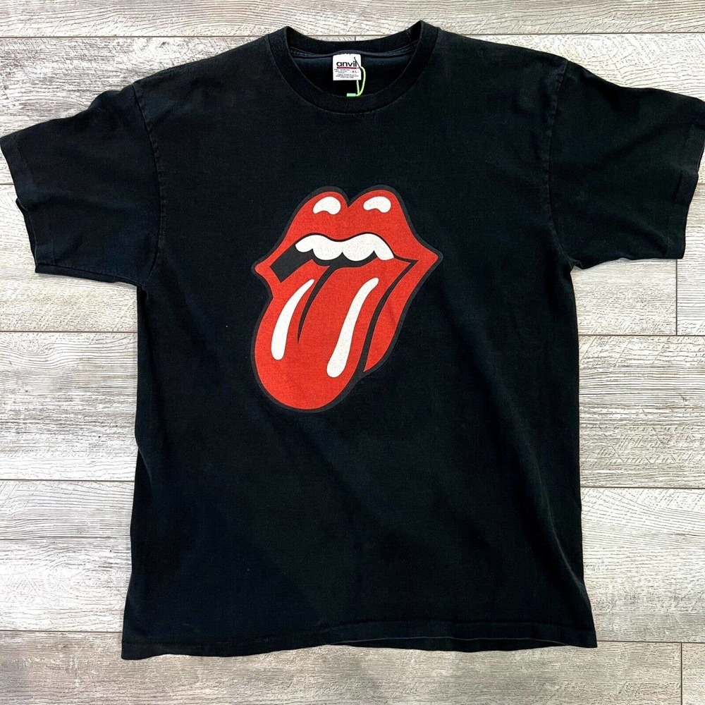 Vintage 90s Rolling Stones Bridges to Babylon Tour T-Shirt Size XL